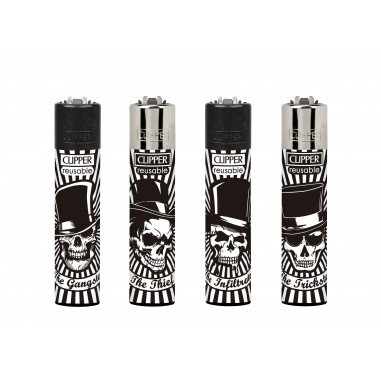 Encendedor Clipper Party Skulls
